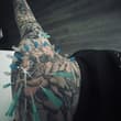 左肩&amp;手臂前侧的放射图案穿刺 16G和22G穿刺针 #穿刺 #needleplay