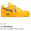Which one do you prefer? A. Air Force 1 B. Rubber Dunk #nike #offwhite #sneaker
