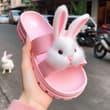 Look! I got these cuties!! Such as pink rabbit sandals and slippers. I love the…
