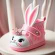 唯美的公主兔子鞋～ Two beautiful rabbit shoes/// #AIart #AIイラスト #boot #rabbit #highheel