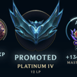 took me 15 years but i hit plat in league of legends will be nice to finally ha…