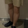 ハーパン買ってストッキング脚に合わせてみました