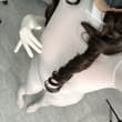 曼妙～ #zentai #乳胶口罩 #latex手套 #美少女