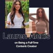 Queen of the livestream 👑 See how @LaurenAlexis_x puts her fans first. 📲 Subscr…