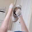 #socks #anklesocks #dirtysocks #oddsocks #nikesneaks #trashedsneaks #trainers