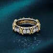 First introduced in 1959, Sixteen Stone by Tiffany pairs signature 18k gold cro…