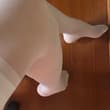 白ニーソだって可愛いもんね(透け感も可愛い)