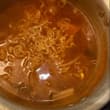 とある撮影が終わって、朝からご飯食べてなかったのでスタッフみんなでご飯食べにきたよ！ 代理店さんの方が近所の美味しいお店を教えてくれて、辛ラーメンとチャパゲテ…