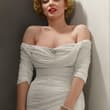 Marilyn Monroe posing for the cover of LIFE magazine in 1952.