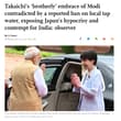 During her visit to India, Japanese Prime Minister Sanae Takaichi didn't drink…