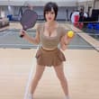 星期一的豐滿🍈🍈 要和我組隊打Pickleball嗎？🎾🎾 #匹克球 #Pickleball #打球 #星期一的豐滿 #月曜日のたわわ