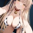 牛ビキニな千里朱音のおっぱいご奉仕