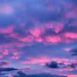 when blue meets pink, the sky becomes art