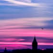 when blue meets pink, the sky becomes art