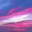 when blue meets pink, the sky becomes art