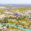 Visitors soak in breathtaking scenery at a tourist attraction on the edge of th…