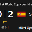 JUST IN - Spain eliminates France, to seal their place in the World Cup Final.