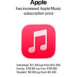 Apple has increased Apple Music subscription prices in the United States 🚨 Appl…