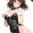 涼宮ハルヒ のバニー🐰😊✨ #涼宮ハルヒの憂鬱 SFW anime-style illustration. No nudity.