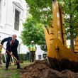 JUST IN - Trump: "Planting beautiful Maple and Oak Trees at the White House!"