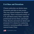 Read more on our Destination Information Page for China: