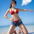 おりゃーっ！ 今日も暑くなりそうだねっ！ #実写系AI #AI美女 #AIグラビア