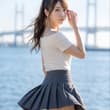 おはようっ！ 一緒に来てくれてありがとうねっ！ #実写系AI #AI美女 #AIグラビア