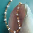 Freshwater pearls meet the sculptural 18k gold links of HardWear by Tiffany in…