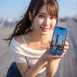 みてっ！うまく撮れたかなー？ キミのもみせてよっ🤭 #実写系AI #AI美女 #AIグラビア