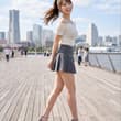 みてっ！うまく撮れたかなー？ キミのもみせてよっ🤭 #実写系AI #AI美女 #AIグラビア