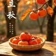 秋已至，柿满枝，愿日子温暖顺遂🍁 Autumn comes with ripe persimmons, may life be warm. #立秋 #二十四节气