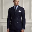 Nothing commands a room like a navy pinstripe double-breasted suit. 🤵🏻