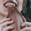 I vant to suck my diiiiiiiiiiick. New vampire futa autofellatio vid in my store…