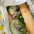 楼下subway 鸡蛋+牛肉三明治+小杯饮料 15u