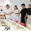 来自俄罗斯喀山联邦大学的卡琳娜、马洪鹏一行走进惠民县何坊街道文化书院，沉浸式感受传统中国文化的独特魅力与本土非遗的文化底蕴。