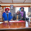 At Scott Christian University, Machakos, to preside over its 61st Graduation Ce…