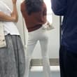 #上海 #街拍 #扫楼 树影遮住半边脸 只有喘息传出声