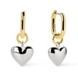 I just received Ana Luisa Puffed Heart Earrings - Heart Charm Huggie Hoops and…