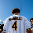 Kobe Sanders started off last night’s @Padres comeback W with a strike! ⚾️🔥
