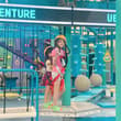 充実の夏🌞🌴🌺✨ 9月からも皆さんよろしくお願いします🙏 りぼんちゃん初挑戦のジップライン、 姉妹で協力しながら最後まで楽しんでました(´˘`＊)