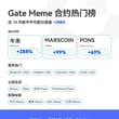 Gate现在合约上新节奏，已经拉到牛市级别，追热点上币反应很快，币种覆盖也足够齐全 9月市场的一大看点无疑是罗宾链，币股meme逼空的叙事热度持续发酵，链上代…