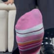I’ve worn these pink striped socks for one day! 🤭