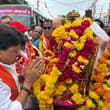 आज इंदौर से चारभुजा जी की 550 किलोमीटर लंबी पदयात्रा पर रवाना हो रहे 300 श्रद्ध…
