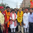 आज इंदौर से चारभुजा जी की 550 किलोमीटर लंबी पदयात्रा पर रवाना हो रहे 300 श्रद्ध…