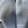 I put my tennis socks on to push these dirty footprints to your nose 😚
