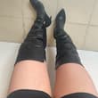 妈妈今天穿高跟靴子 #boots #靴子 #长筒靴