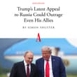 Exclusive: Donald Trump supports a new plan to offer Russia sanctions relief in…