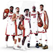 Miami Heat’s starting lineup: Davion Mitchell Klay Thompson Andrew Wiggins Gian…