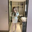 展示小戒指！（妈的有些女装的这个尺码真难选，连衣裙得穿xl但是这种套装xl感觉好大！）