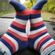 Striped socks in the car. 😍 #socks #socken #buntesocken #colorfulsocks #sockenf…